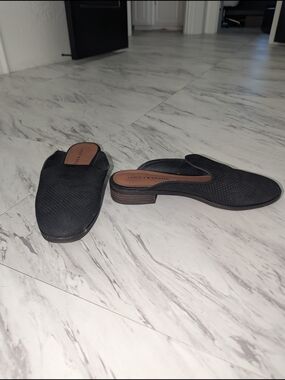 Black Slip On Loafer.